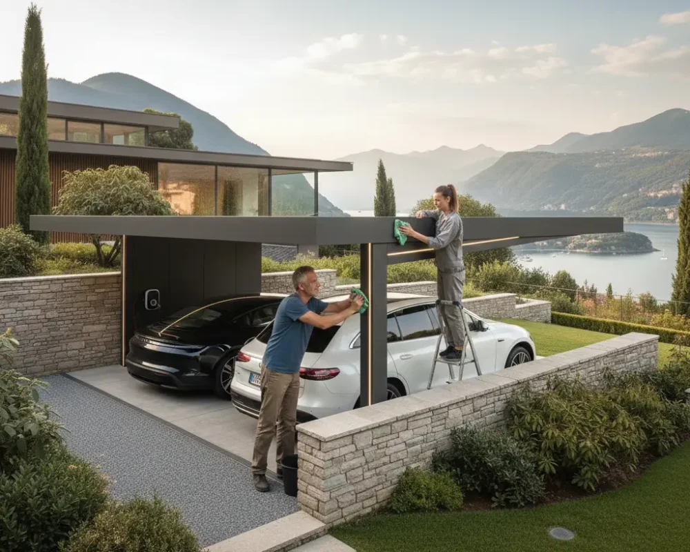 Manutenzione-carport-alluminio